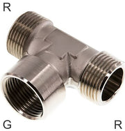 Tee Fittings Brass G/R-Threads Male/Female T-Shape PN16