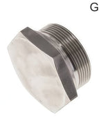 Closing Plugs Steel / Stainless Steel G-Threads With 60deg Hose Cone PN575