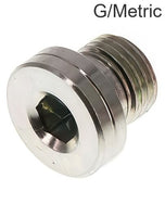 Closing Plugs Steel / Stainless Steel G/Metric-Threads With Elastomer Seal PN400