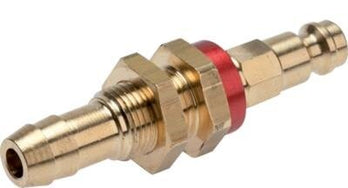 Color Coded DN 5 Air Coupling Plugs With Hose Pillar And Bulkhead