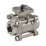 Featured image of collection - Stainless Steel Ball Valves (ISO-Top) For Electric Actuator