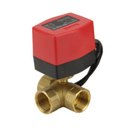 3-Way Electrical Ball Valves Oil And Fuel