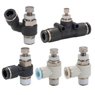 Needle Valves With Push-In Fittings