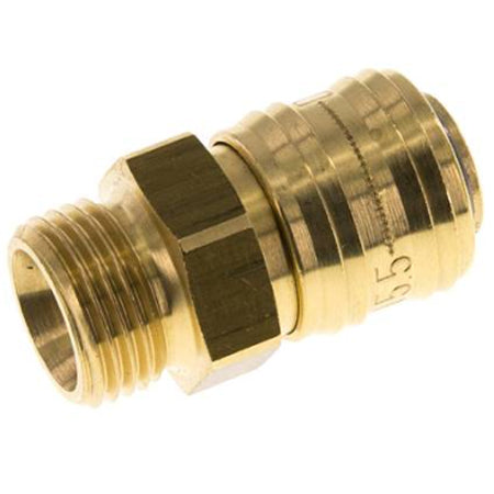 DN 5.5 Orion Air Coupling Sockets With Male Threads | Tameson.com
