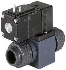 Solenoid Valve 20mm Glued Sleeves NC Plastic EPDM 0-3bar/44psi 230VAC Vacuum 0131 56791