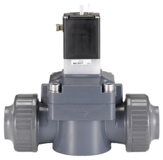 Solenoid Valve 50mm Glued Sleeves NC Plastic EPDM 0.5-6bar/7-87psi 230VAC 142 42247