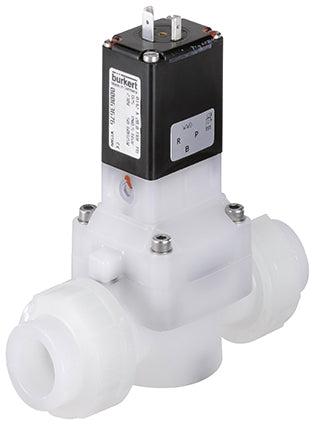 Solenoid Valve 25mm Welded Sleeves NC Plastic FKM 0.5-6bar/7-87psi 24VDC 142 88661