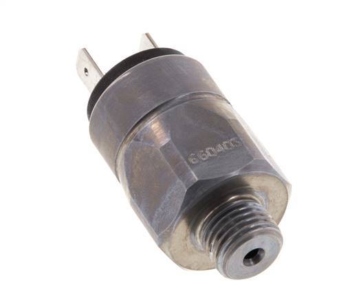 0.1 to 1bar NC Steel Pressure Switch G1/4'' 42VAC/DC Flat Connector