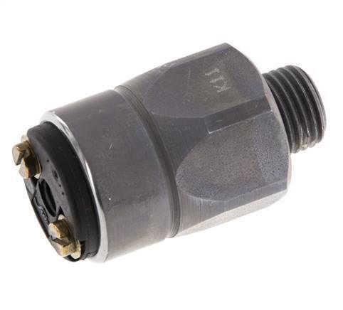 1 to 10bar NC Steel Pressure Switch G1/4'' 42VAC/DC Screw Terminal