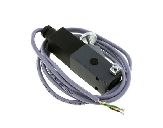 100 to 400bar SPDT Aluminium Pressure Switch G1/4'' 250VAC/DC 3-wire Cable 2m