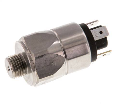 0.5 to 5bar SPDT Stainless Steel Pressure Switch G1/4'' 250VAC Flat Connector EPDM