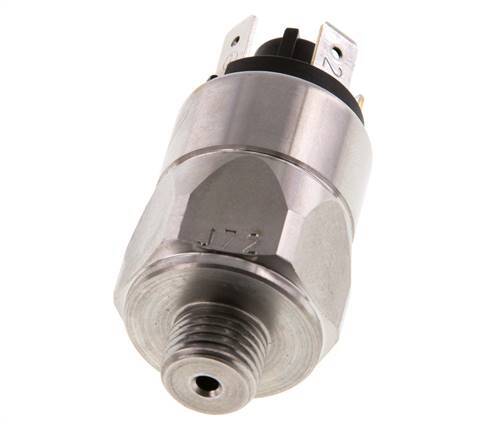 10 to 50bar SPDT Stainless Steel Pressure Switch G1/4'' 250VAC Flat Connector EPDM