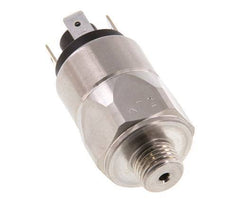 10 to 100bar SPDT Stainless Steel Pressure Switch G1/4'' 250VAC Flat Connector EPDM