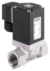 Solenoid Valve NPT 1'' NC Stainless Steel FKM 0-16bar/232psi 24VAC/DC Vacuum 290 452253