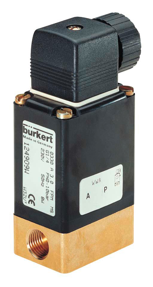 2/2 G1/4'' Brass 24VUC ATEX Solenoid Valve 0330 306005