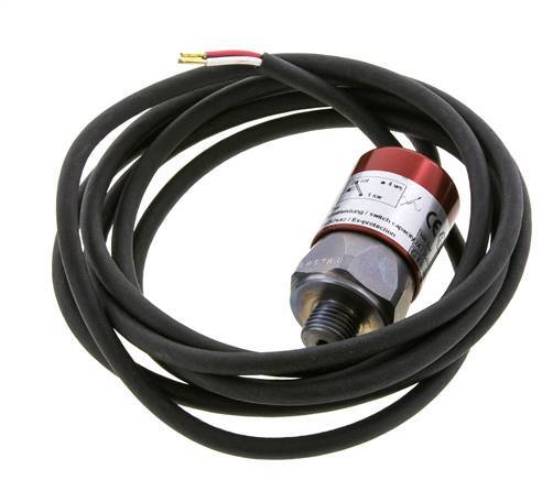 1 to 10bar SPDT Steel Pressure Switch G1/4'' 250VAC 3-wire Cable 2m