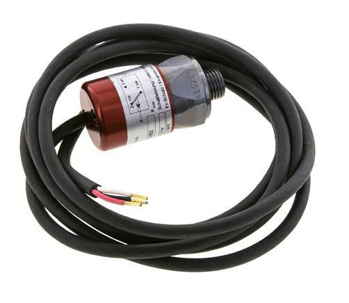 50 to 150bar SPDT Steel Pressure Switch G1/4'' 250VAC 3-wire Cable 2m