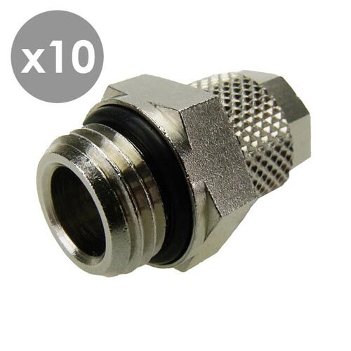 6/4mmxG1/8'' Push-on fitting, O-ring [10 pieces]