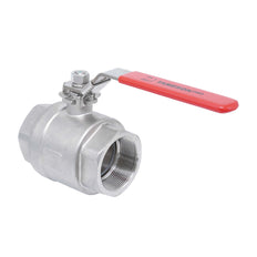 Rp 1-1/4'' F/F 2-Piece 2-Way Stainless Steel Ball Valve 69 bar RTFE - TamesonPRO 1111-114