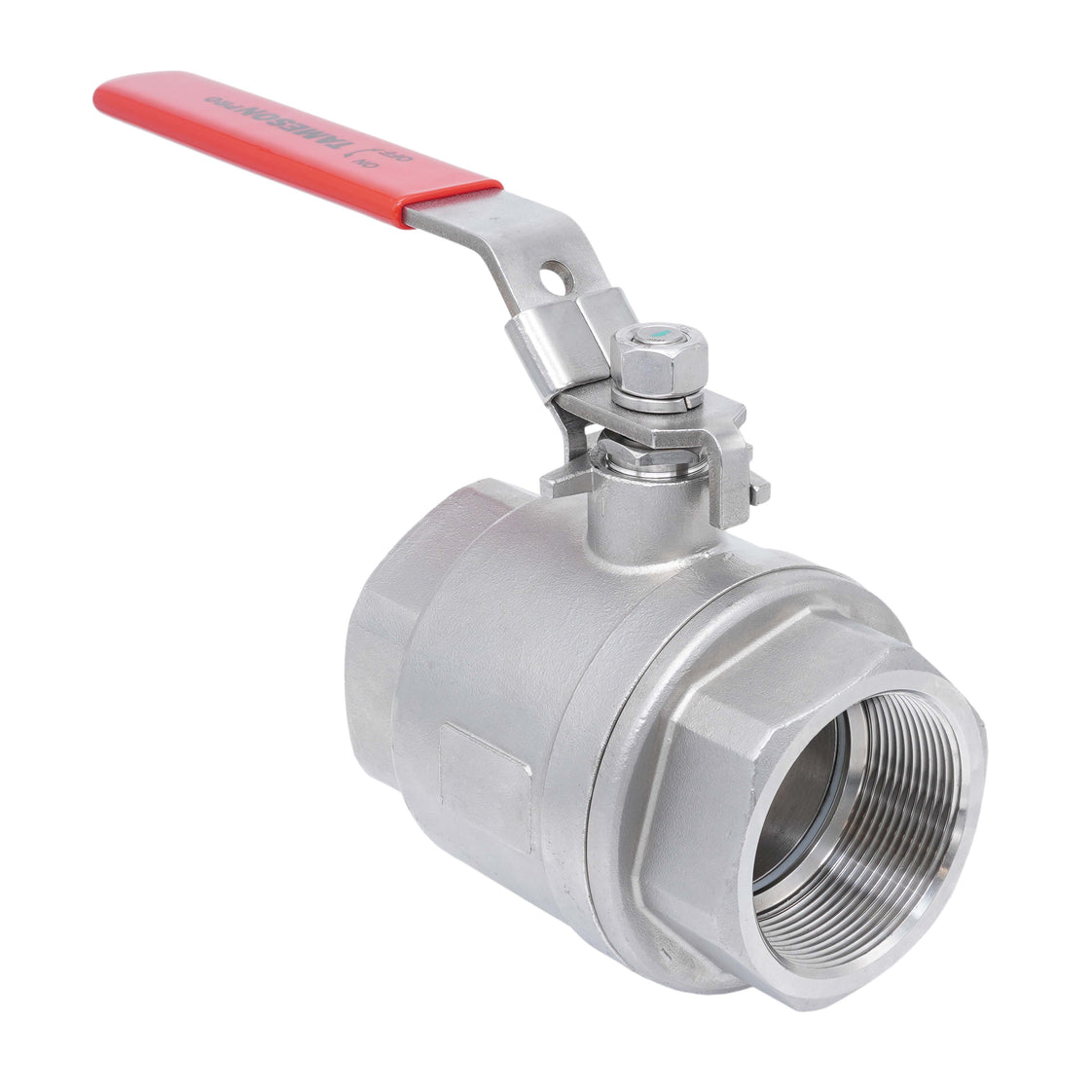 Rp 1-1/4'' F/F 2-Piece 2-Way Stainless Steel Ball Valve 69 bar RTFE - TamesonPRO 1111-114
