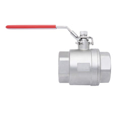 Rp 1-1/4'' F/F 2-Piece 2-Way Stainless Steel Ball Valve 69 bar RTFE - TamesonPRO 1111-114