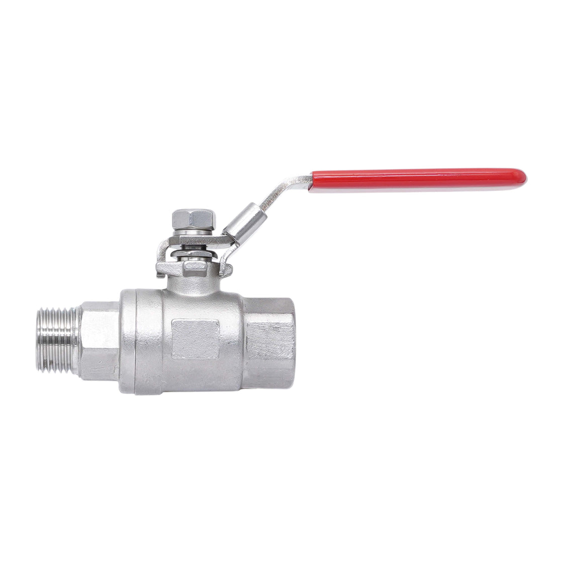R/Rp 2'' 2-Piece 2-Way Stainless Steel Ball Valve 69 bar RTFE - TamesonPRO 1112-200