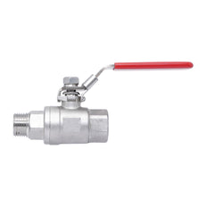 R/Rp 1-1/2'' 2-Piece 2-Way Stainless Steel Ball Valve 69 bar RTFE - TamesonPRO 1112-112