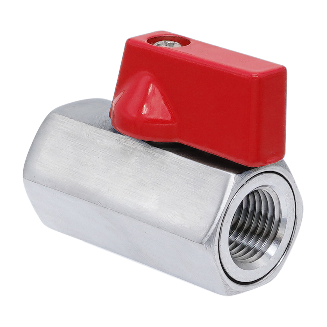 G 3/4'' F/F 2-Way Stainless Steel Mini Ball Valve 69 bar PTFE - TamesonPRO 1113-034-F