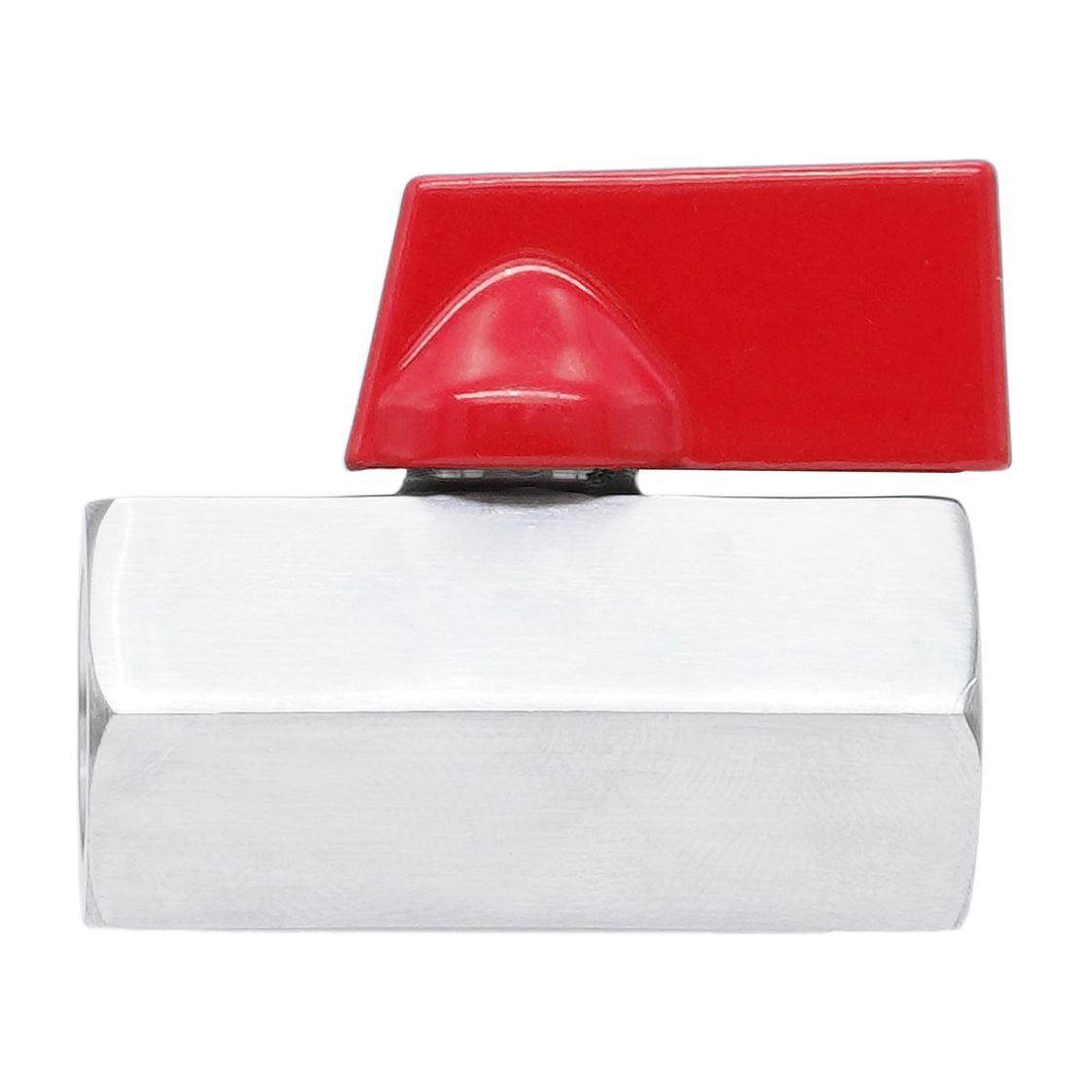G 1/2'' F/F 2-Way Stainless Steel Mini Ball Valve 69 bar PTFE - TamesonPRO 1113-012-F