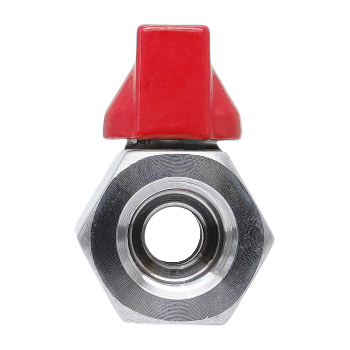 G 1/2'' F/F 2-Way Stainless Steel Mini Ball Valve 69 bar PTFE - TamesonPRO 1113-012-F