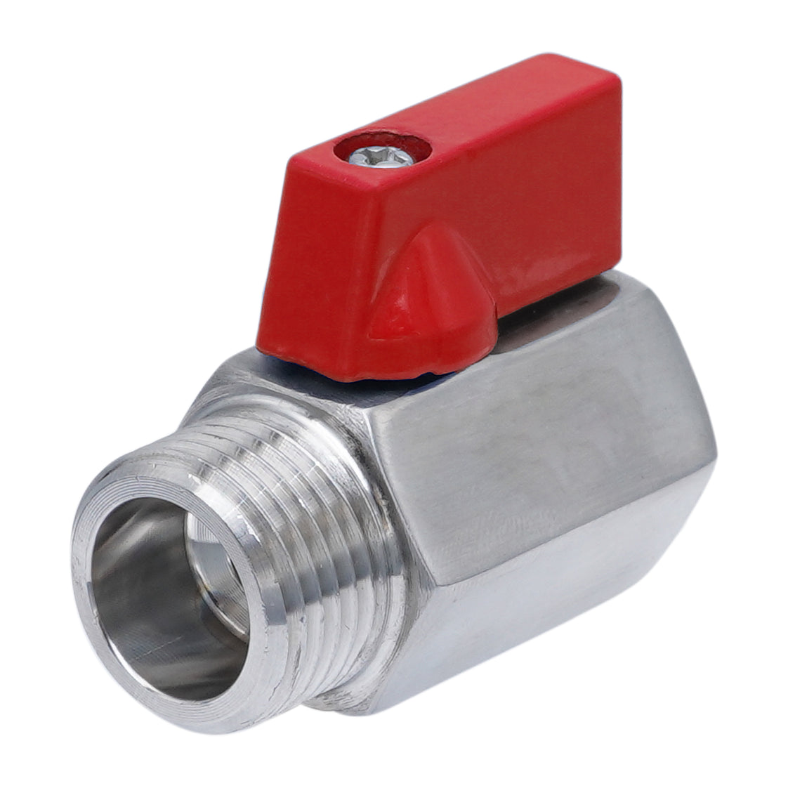 G 1/8'' M/F 2-Way Stainless Steel Mini Ball Valve 69 bar PTFE - TamesonPRO 1113-018-MF