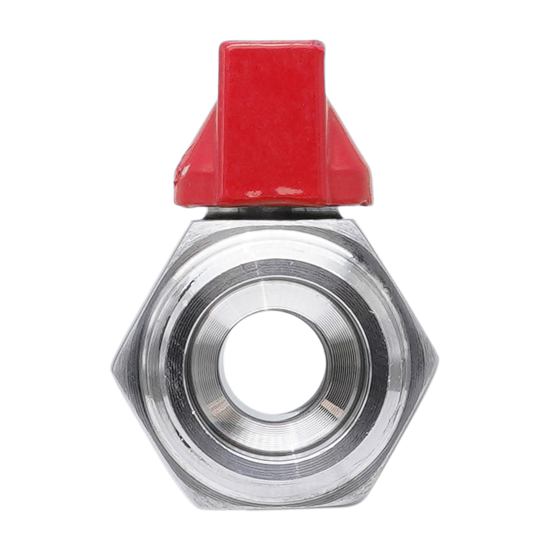G 1/4'' M/F 2-Way Stainless Steel Mini Ball Valve 69 bar PTFE - TamesonPRO 1113-014-MF