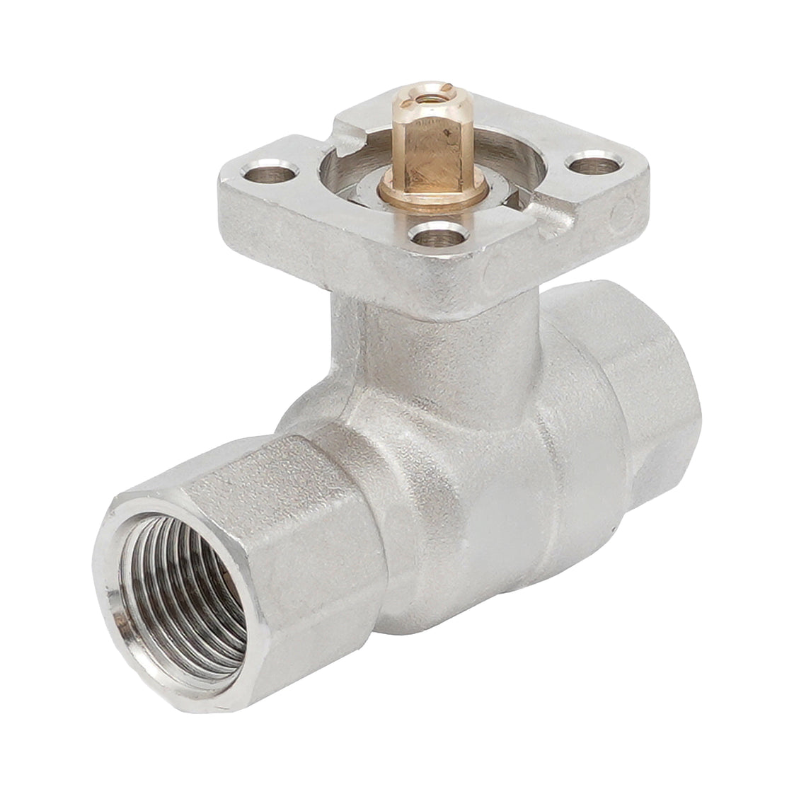 Rp 3/4" 2-way Brass Ball Valve ISO-Top F03 PN40