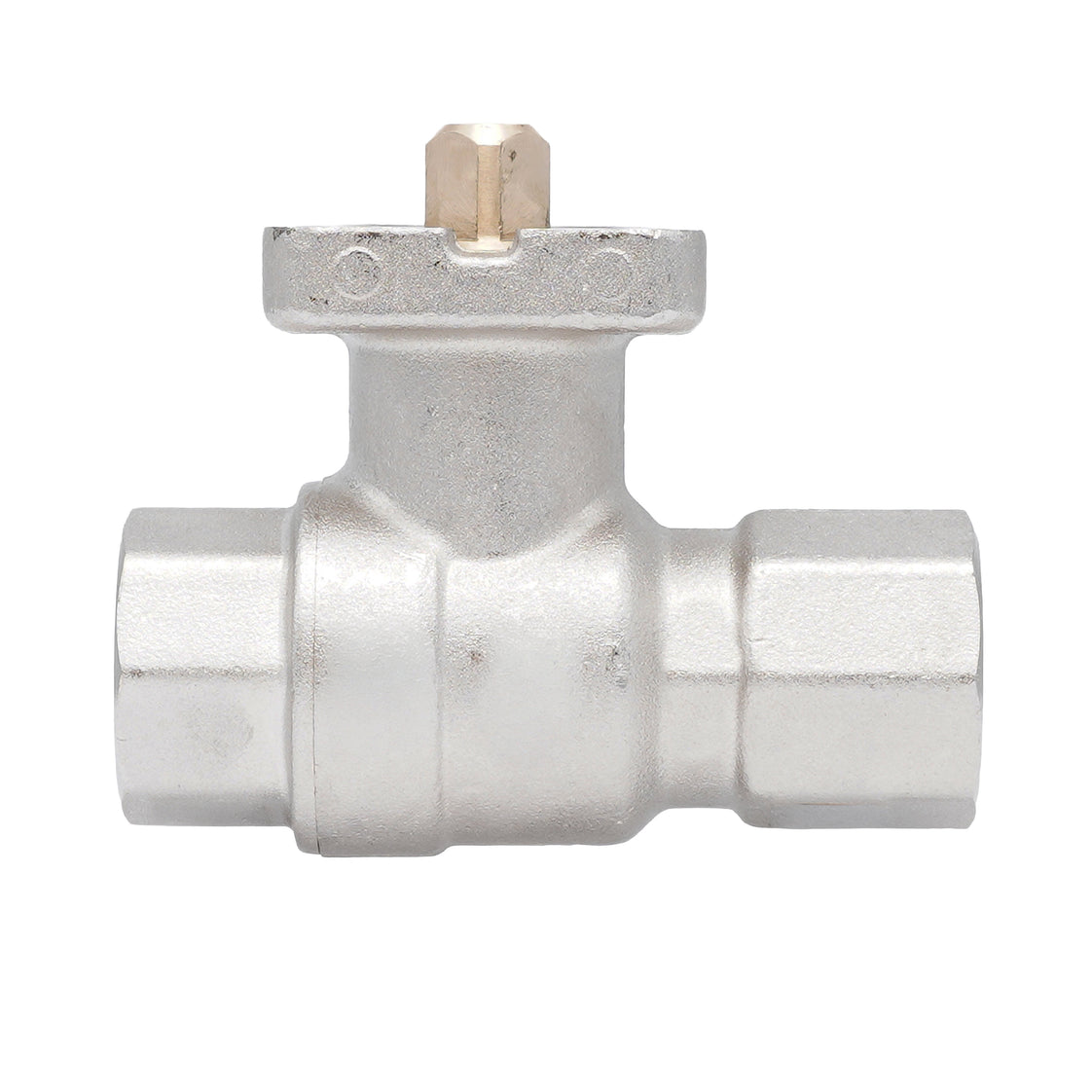 Rp 3/8" 2-way Brass Ball Valve ISO-Top F03 PN40