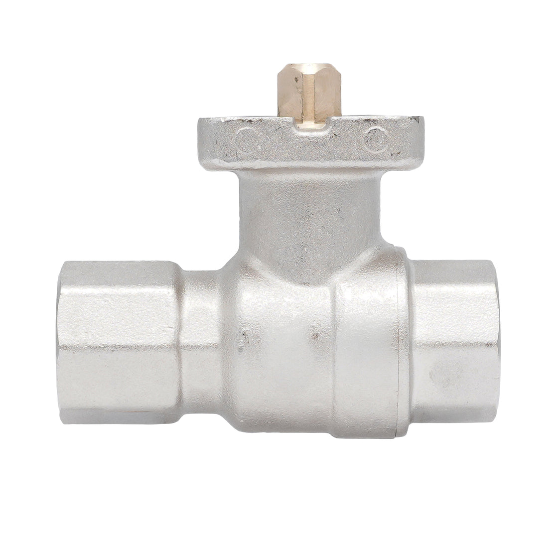 Rp 1/4" 2-way Brass Ball Valve ISO-Top F03 PN40