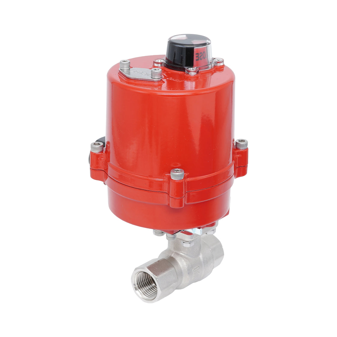 Rp 3/8" 2-Way Electric Brass Ball Valve 12 V AC/DC