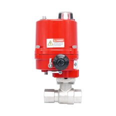 Rp 3/4" 2-Way Electric Brass Ball Valve 100-240 V AC