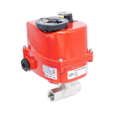Rp 1/2" 2-Way Modulating Electric Brass Ball Valve 24 V AC/DC