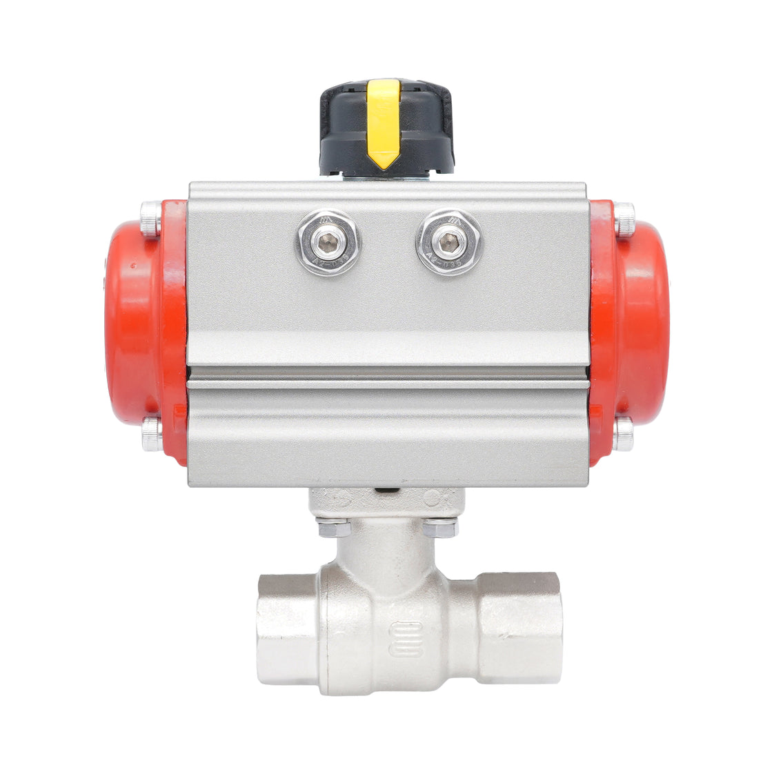 Rp 1/4" 2-Way Pneumatic Brass Ball Valve - Spring Opening