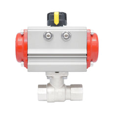 Rp 3/4" 2-Way Pneumatic Brass Ball Valve - Spring Closing