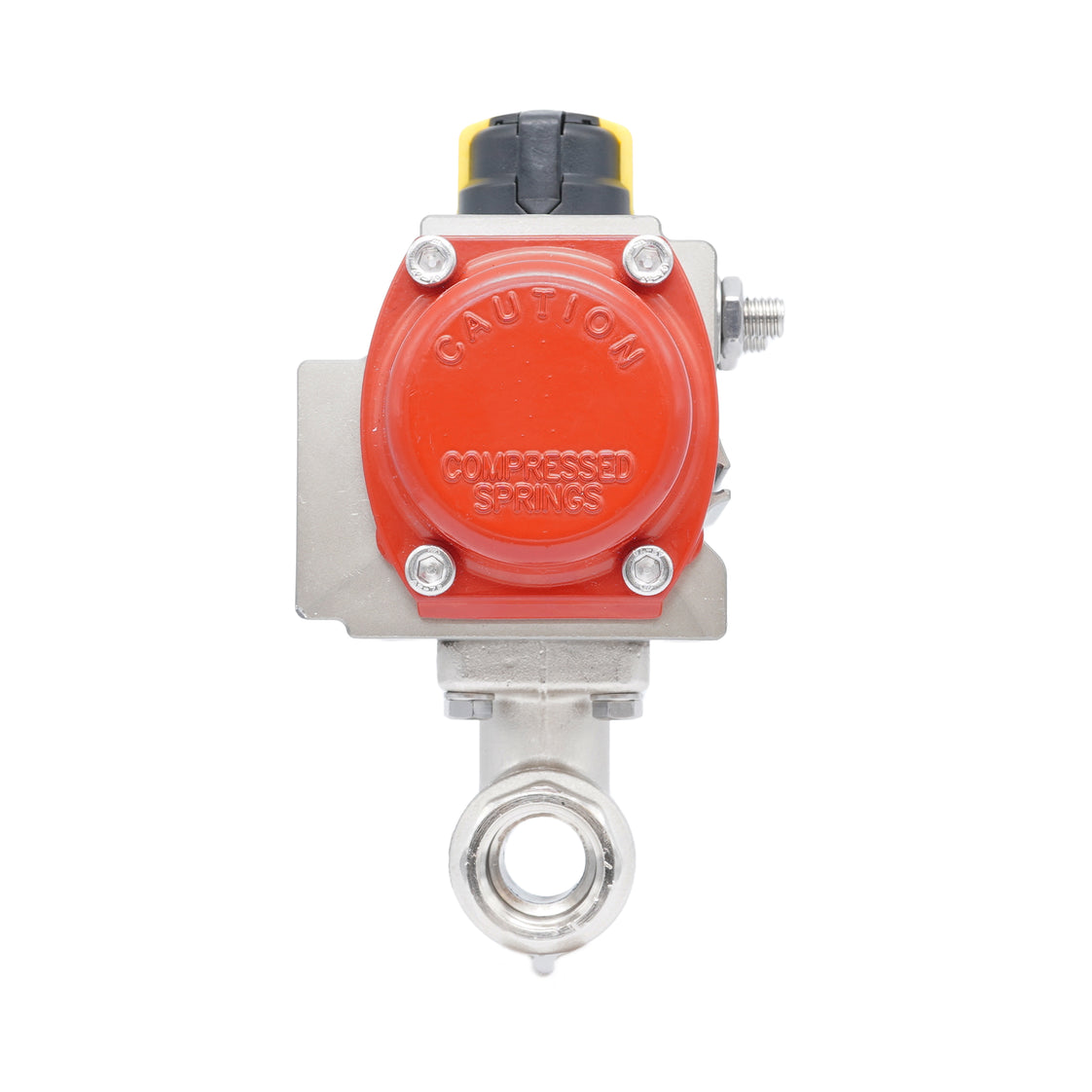 Rp 1/2" 2-Way Pneumatic Brass Ball Valve - Spring Opening