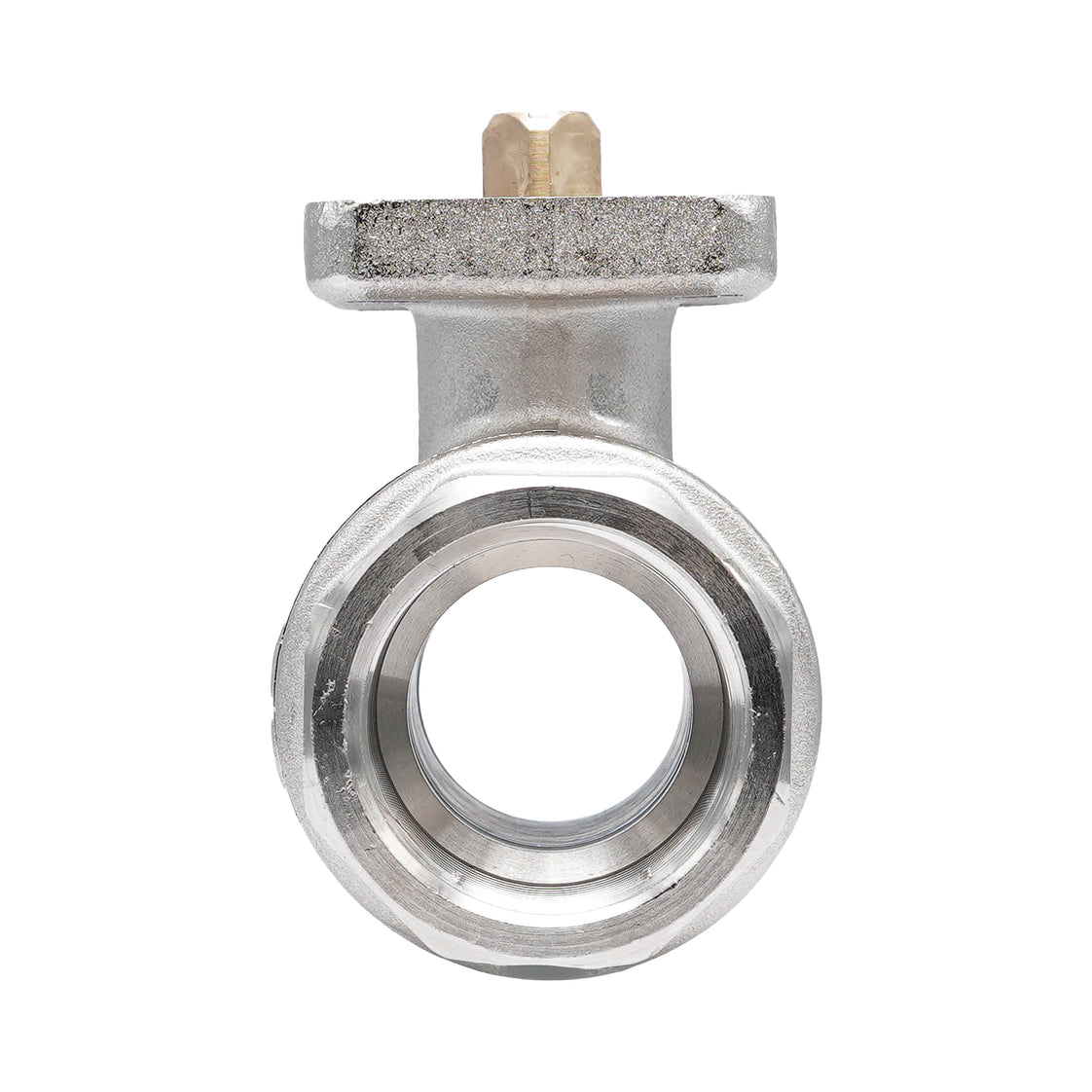 Rp 1-1/4" 2-way Brass Ball Valve ISO-Top F04/F05 PN40