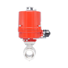 Rp 1-1/4" 2-Way Electric Brass Ball Valve 24 V AC/DC