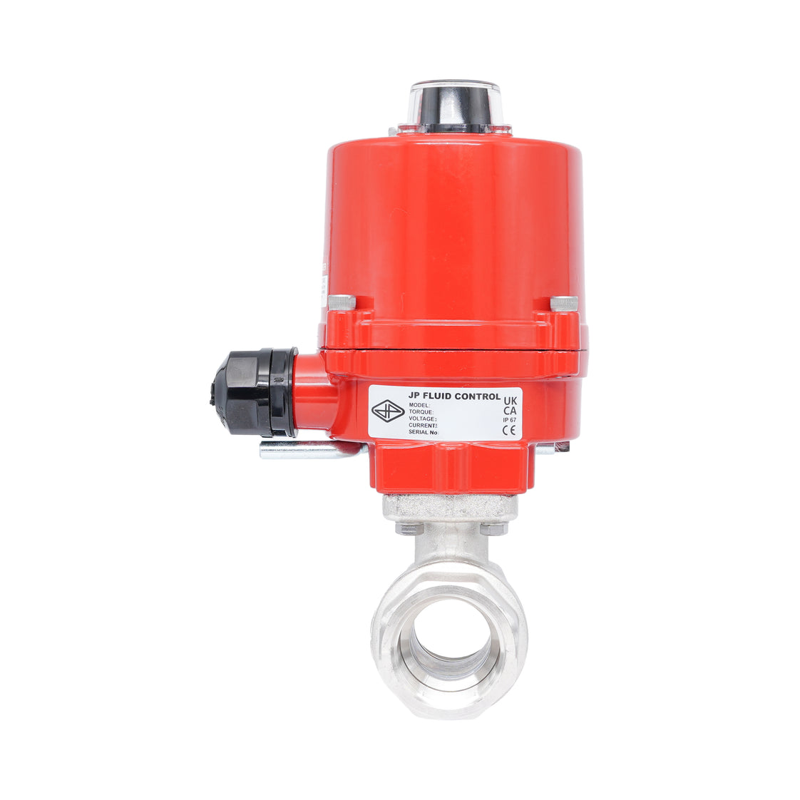 Rp 1" 2-Way Electric Brass Ball Valve 100-240 V AC