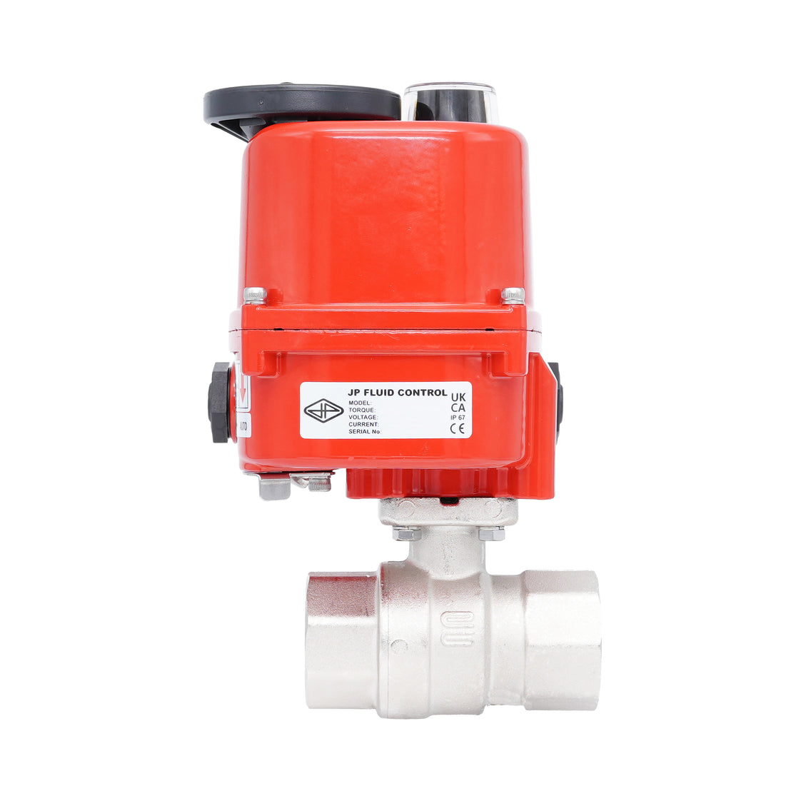 Rp 1" 2-Way Modulating Electric Brass Ball Valve 24 V AC/DC