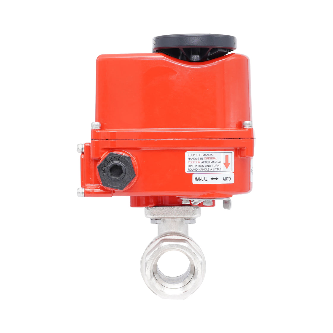 Rp 1" 2-Way Modulating Electric Brass Ball Valve 24 V AC/DC