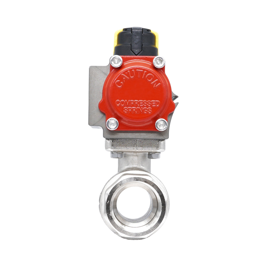 Rp 1 1/2" 2-Way Pneumatic Brass Ball Valve - Double Acting