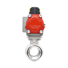 Rp 1 1/2" 2-Way Pneumatic Brass Ball Valve - Double Acting
