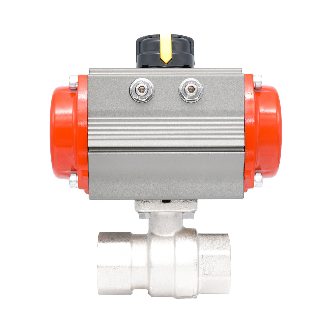 Rp 1" 2-Way Pneumatic Brass Ball Valve - Spring Opening