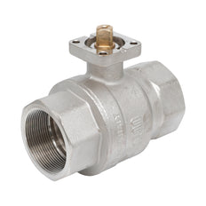 Rp 2-1/2" 2-way Brass Ball Valve ISO-Top F07 PN25